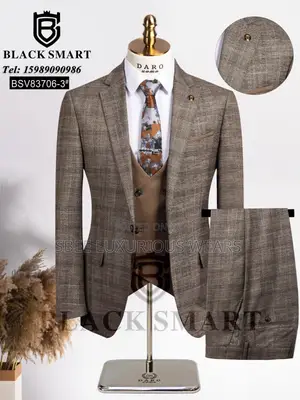 Classic Real Men’S Checkers Suits