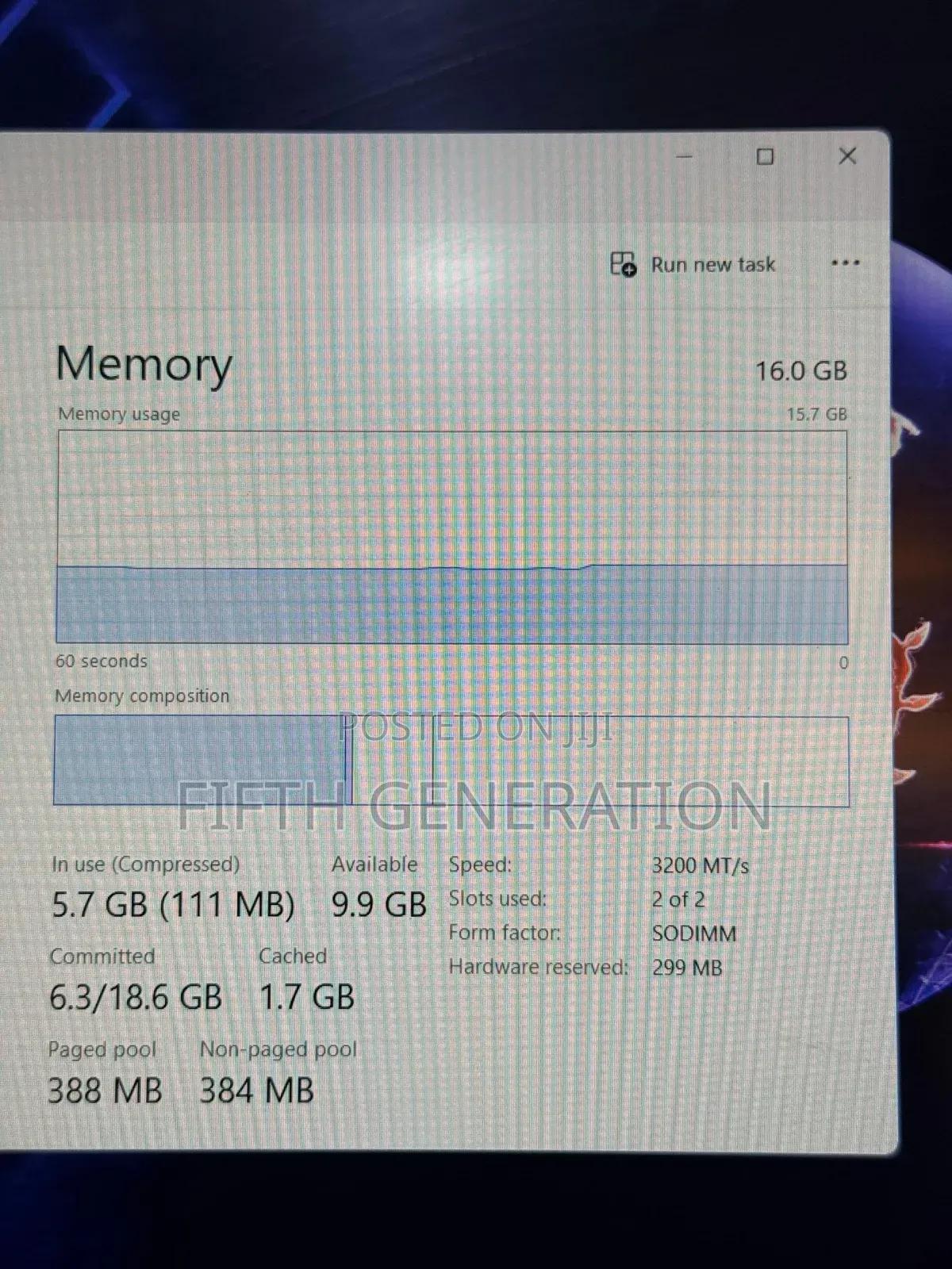 Laptop MSI GF63 16GB Intel Core i7 SSD 512GB