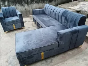 Best Quality L- Shaped Sofa / Couch Fabric