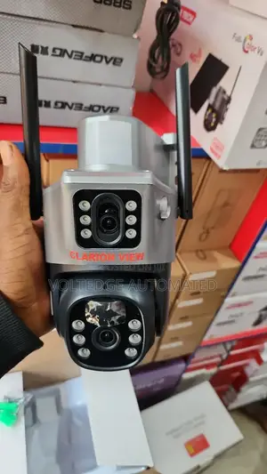 V380 Pro Dual Lens Solar Camera