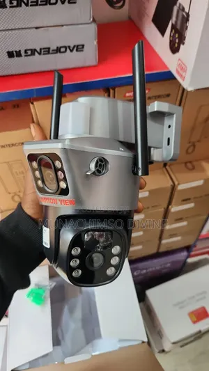 V380 Pro Dual Lens Solar Camera