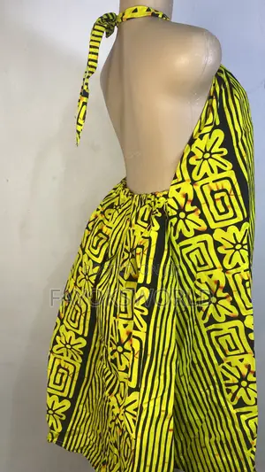 Ankara Low Back Gowns