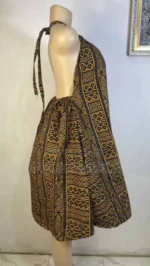 Ankara Low Back Gowns