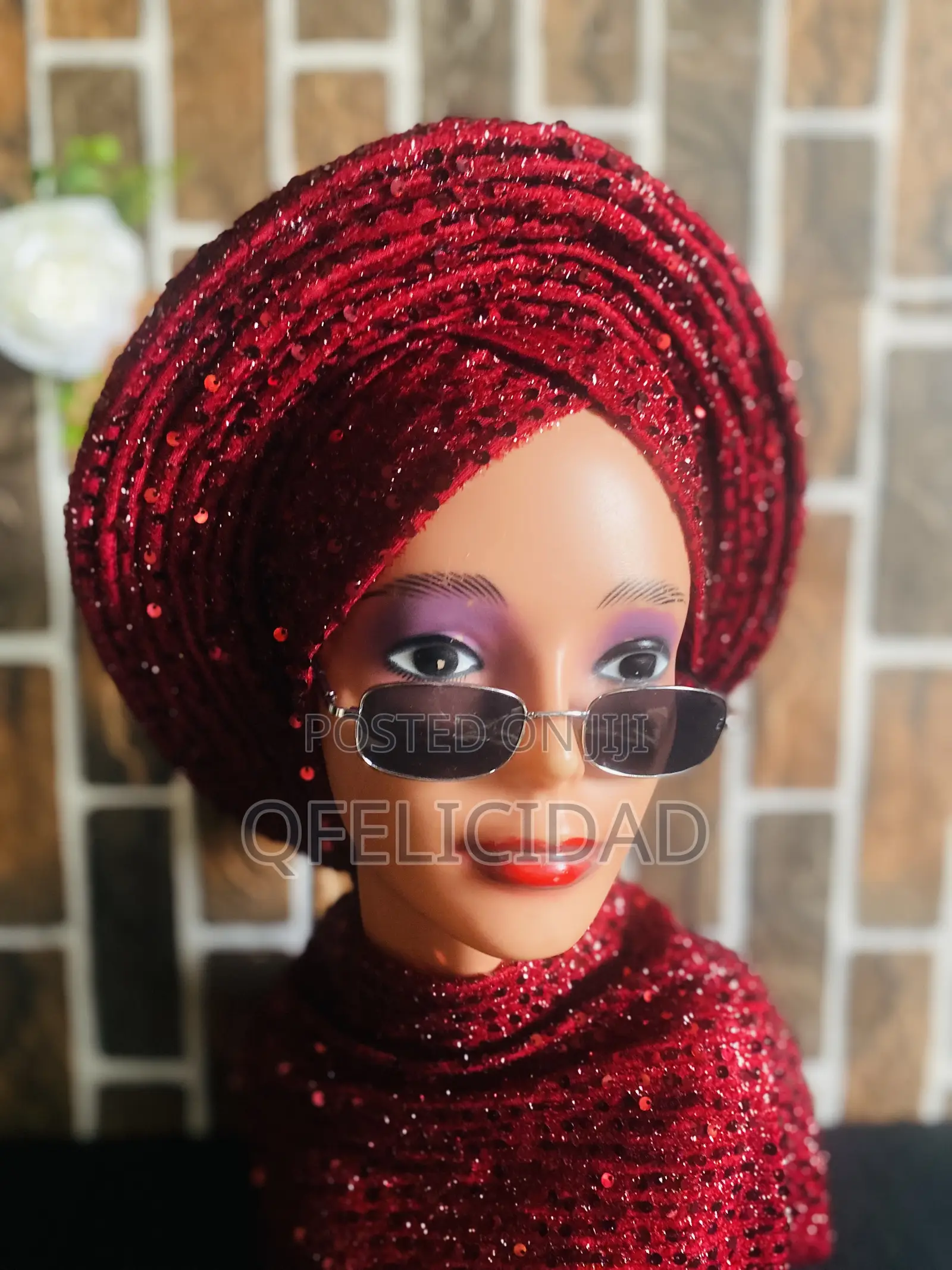 Sequin Auto Gele
