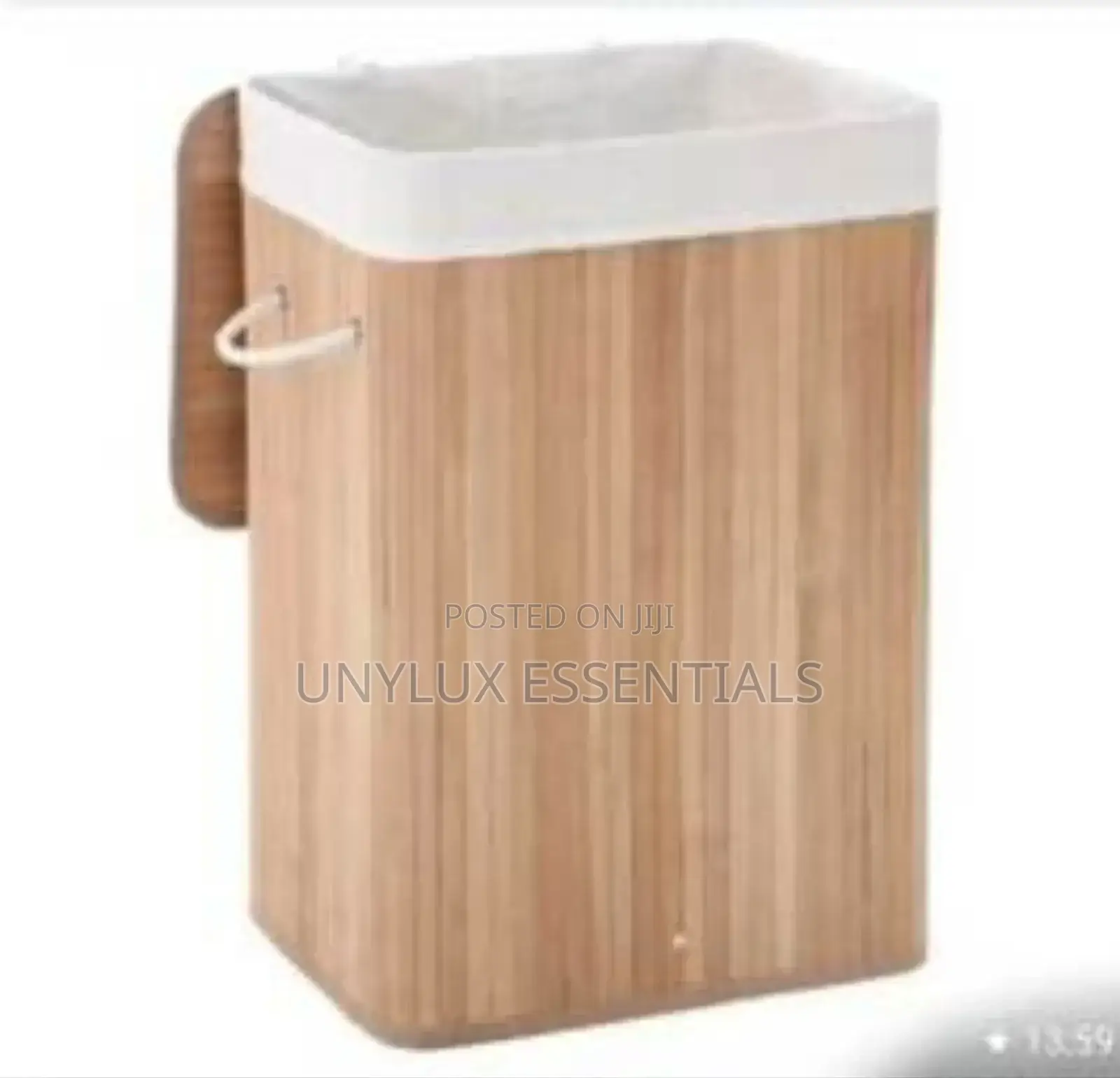 Bamboo Laundry Hamper With Lid