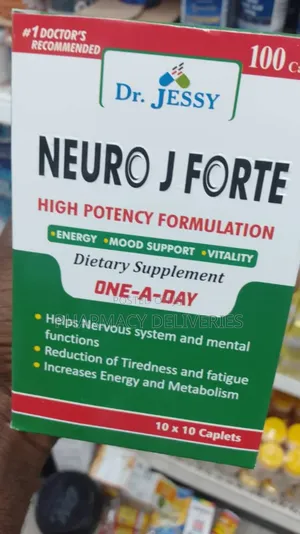 Neuro J Forte One-a-Day Brain, Energy Nerve Support (100 Caplets)