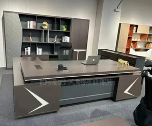 Office Desk And Bookshelf