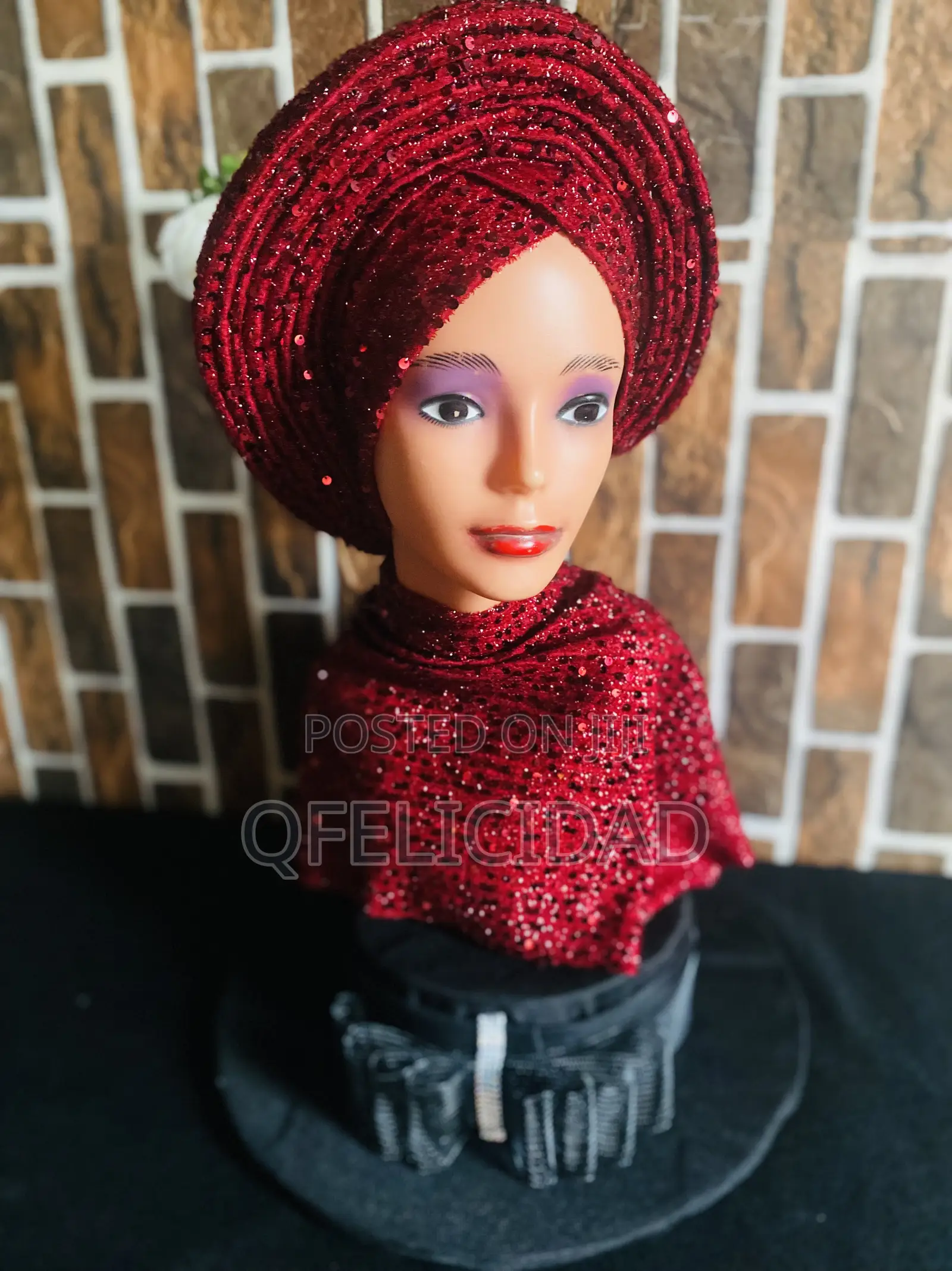 Sequin Auto Gele
