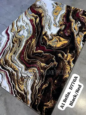 Ai Bella Black Center Rug