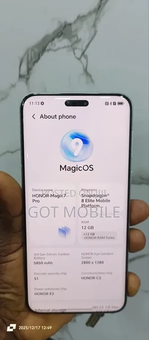 Honor Magic7 Pro 512 GB Silver