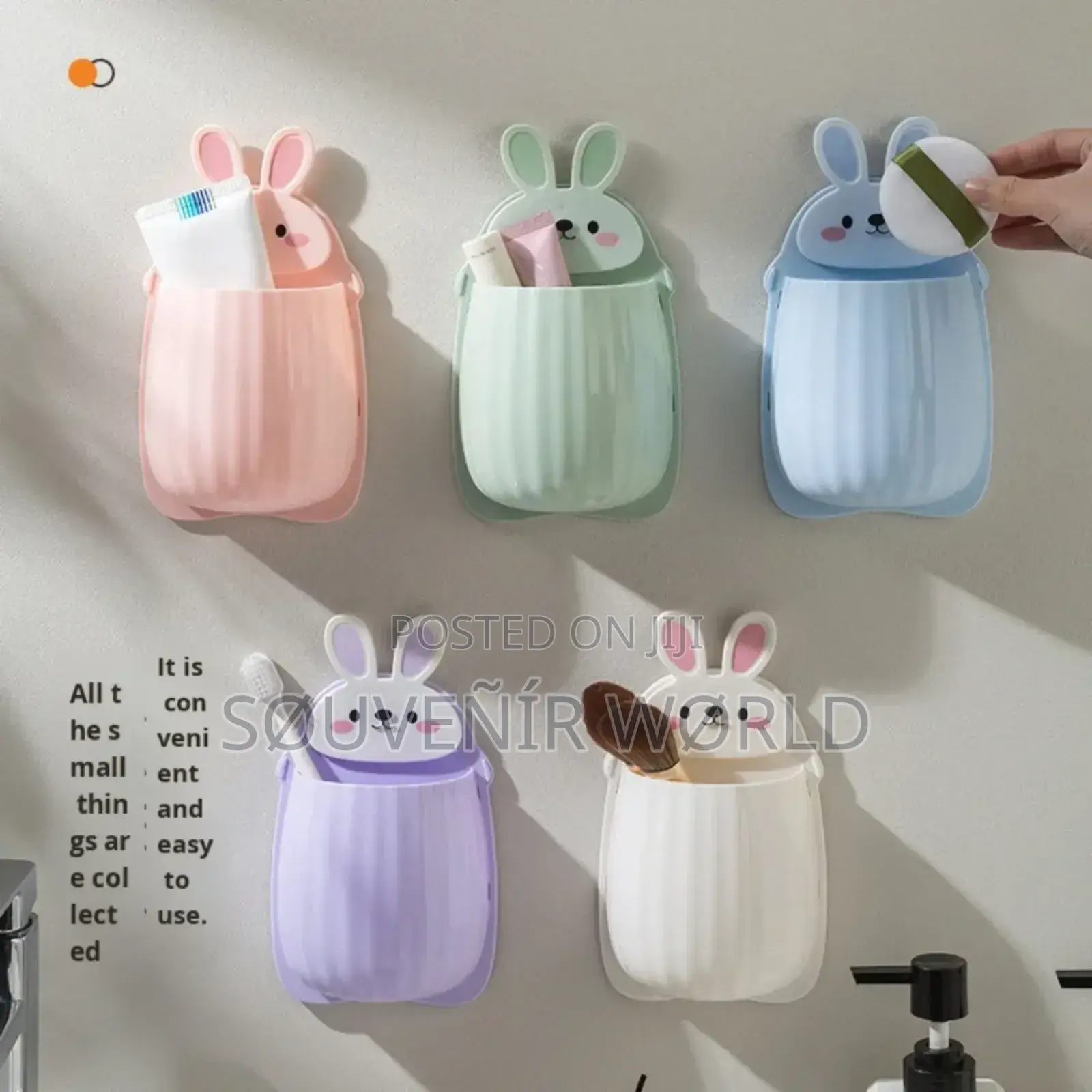 Cute Rabbit Wall-Mounted Organizer