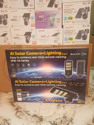 Solar Street Light Camera 3lens 3view