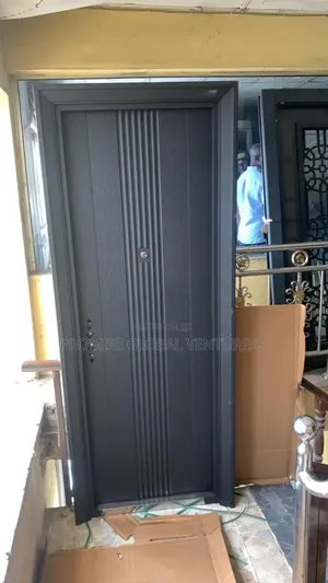6" Frame Black Door