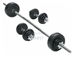50kg Barbell Weight (With Dumbbell Rod)