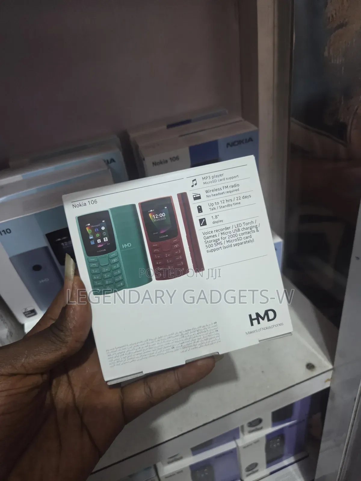 New Nokia 106 Black