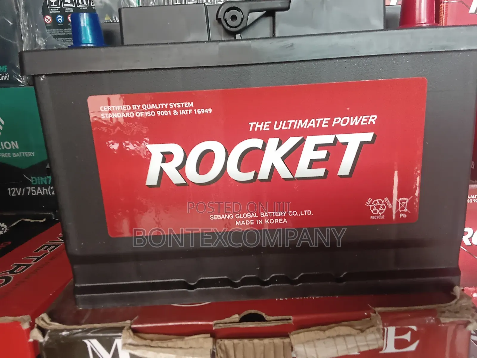75 Ahs Rocket Battery (Korea) for sale - Bontexcompany Price: ₦ 100,000 ...