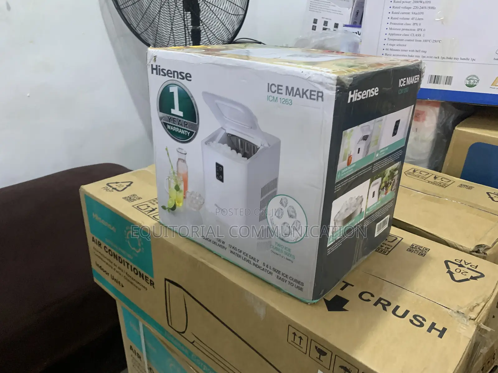 Hisense 12l Ice Maker With User-Friendly Controls