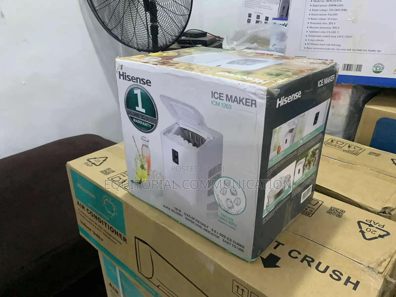 Hisense 12l Ice Maker for Everyday Refreshment