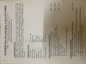 Female Front-Desk Officer