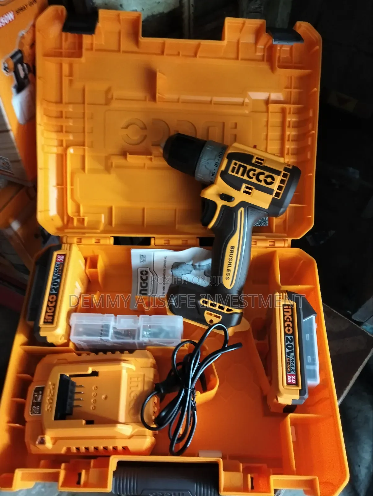Ingco Brushless Cordless Drill