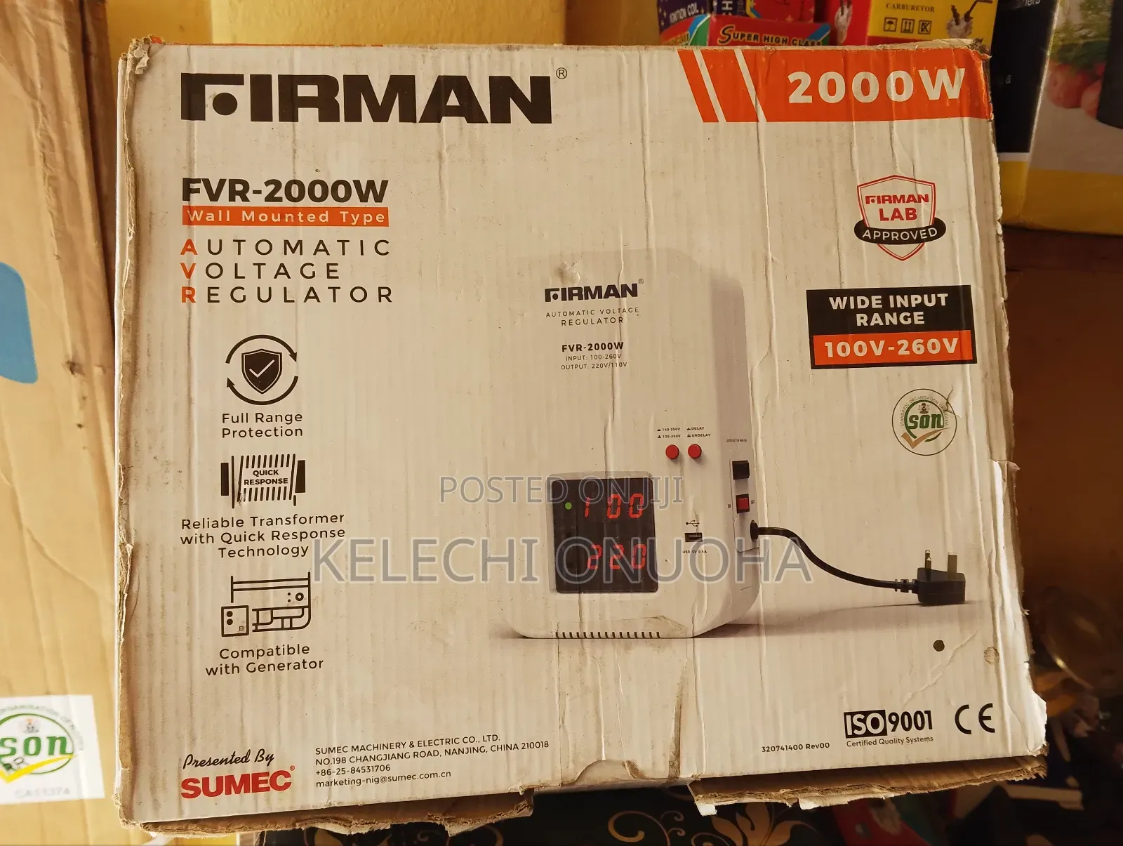 Firman Wall Stabilizer for One Hp Ac