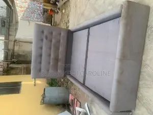 Gray Bed Frame