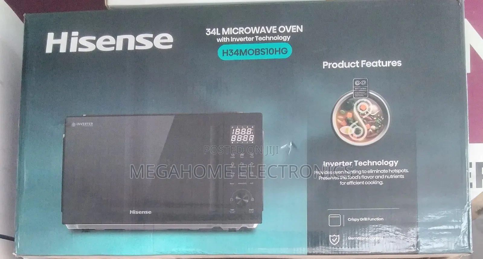 Hisense Inverter Microwave 34l