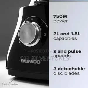 Daewoo 2l Compact Food Processor - 750w