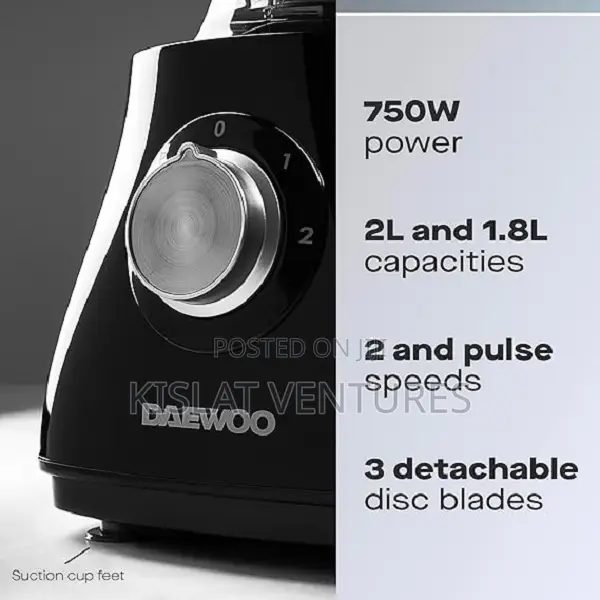 Daewoo 2l Compact Food Processor - 750w