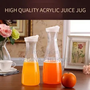 Transparent Round Acrylic Carafe