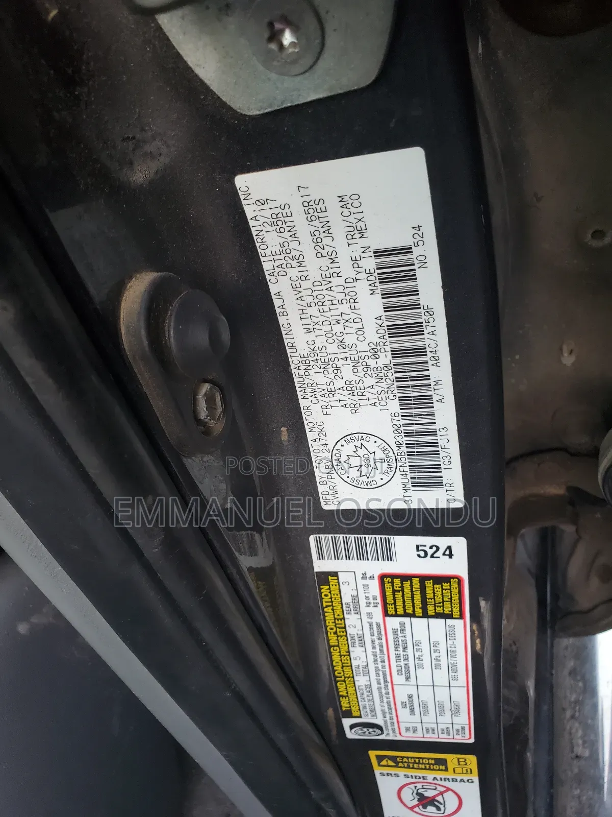 Toyota Tacoma 2010 Gray