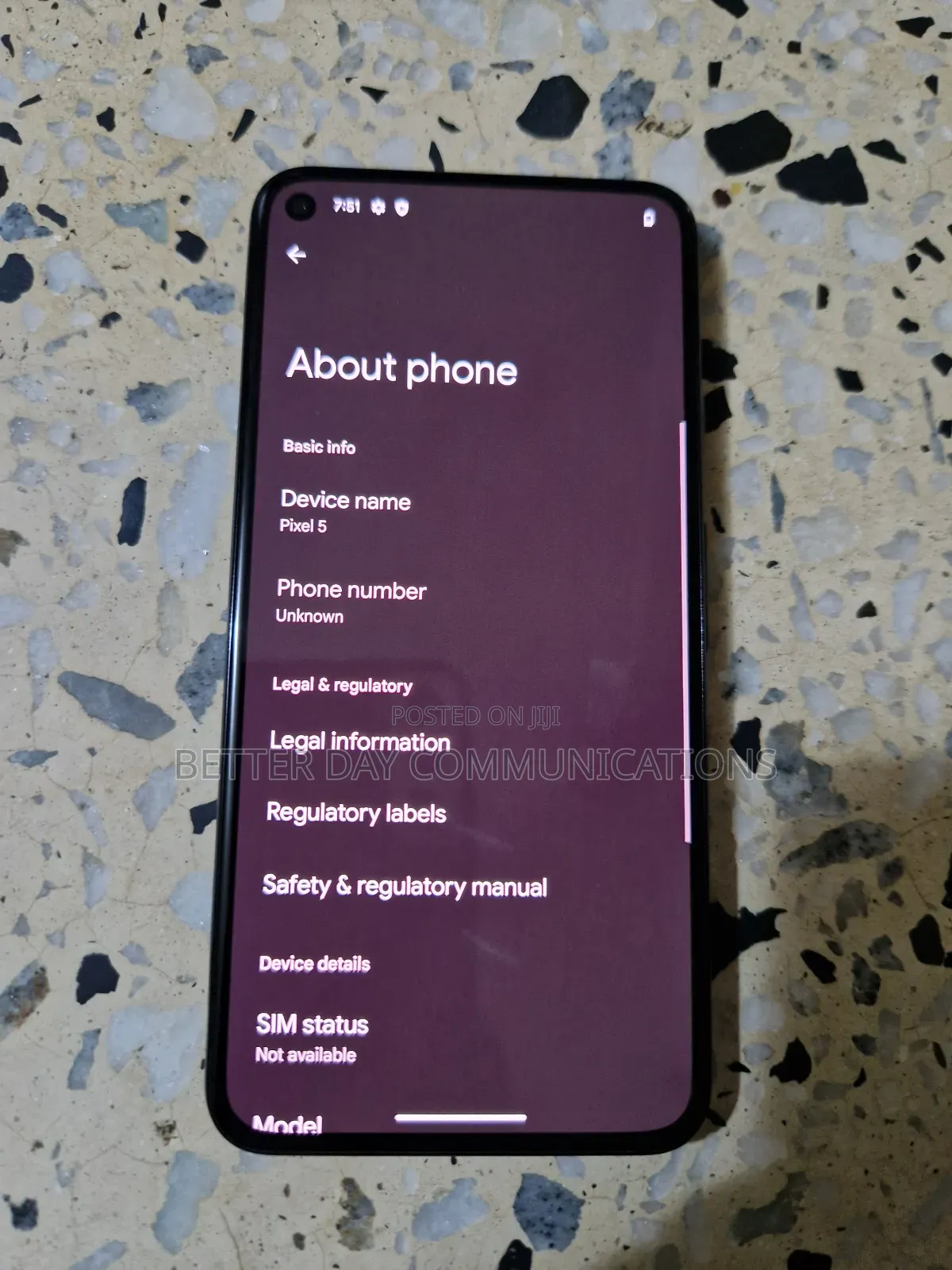 Google Pixel 5 128 GB Black