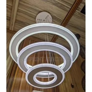 3-Ring Multicolor Led Chandelier