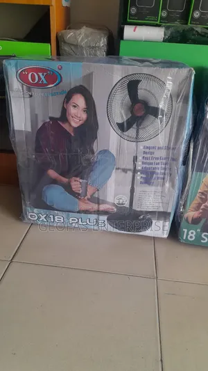 16" 18" Rechargeable, Electric and Solar Standing Fan