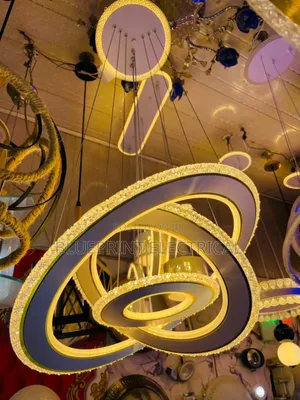 Modern Led Multi-Ring Chandelier