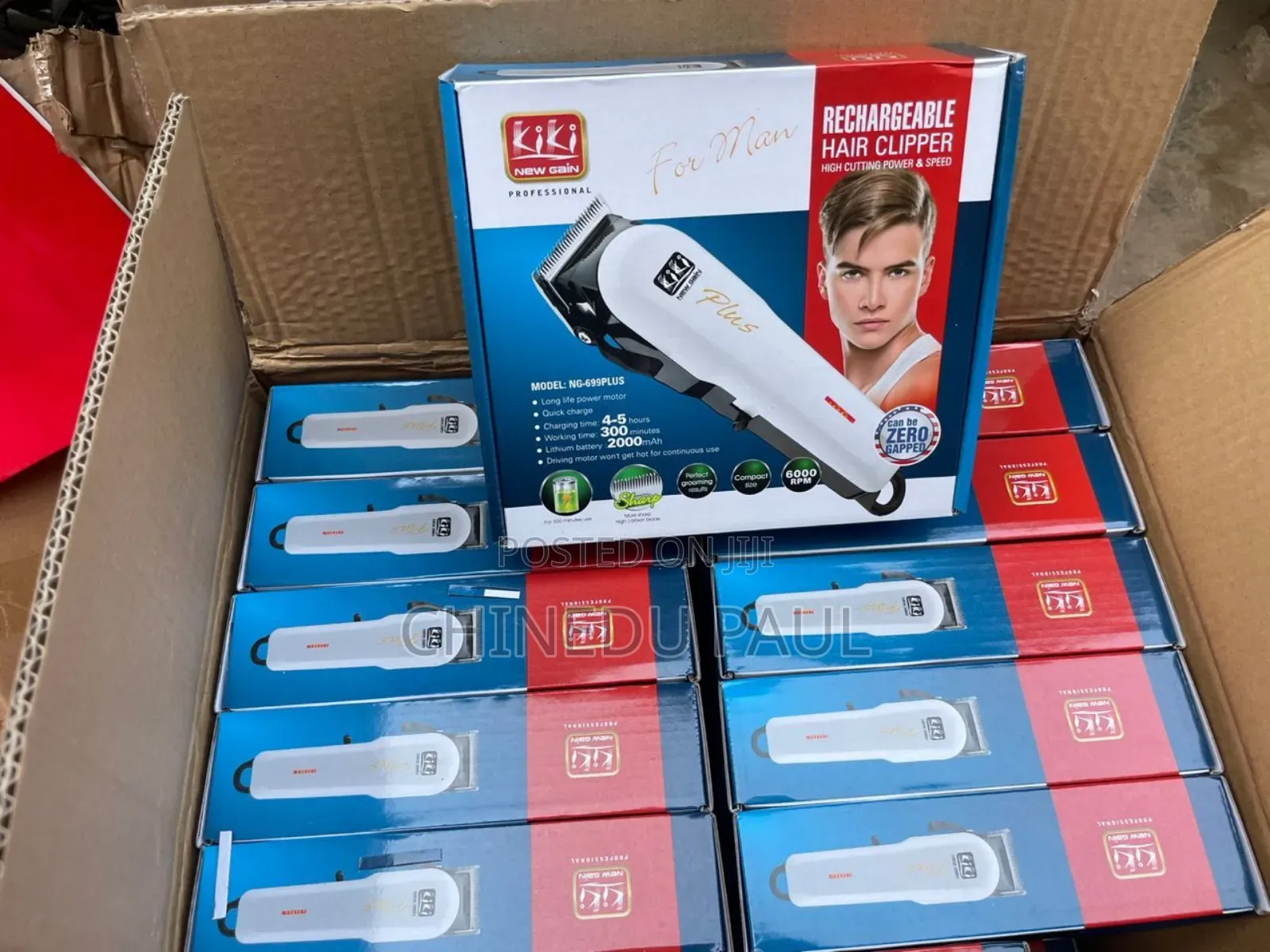 Kiki Rechargable Wireless Non-Digital Clipper
