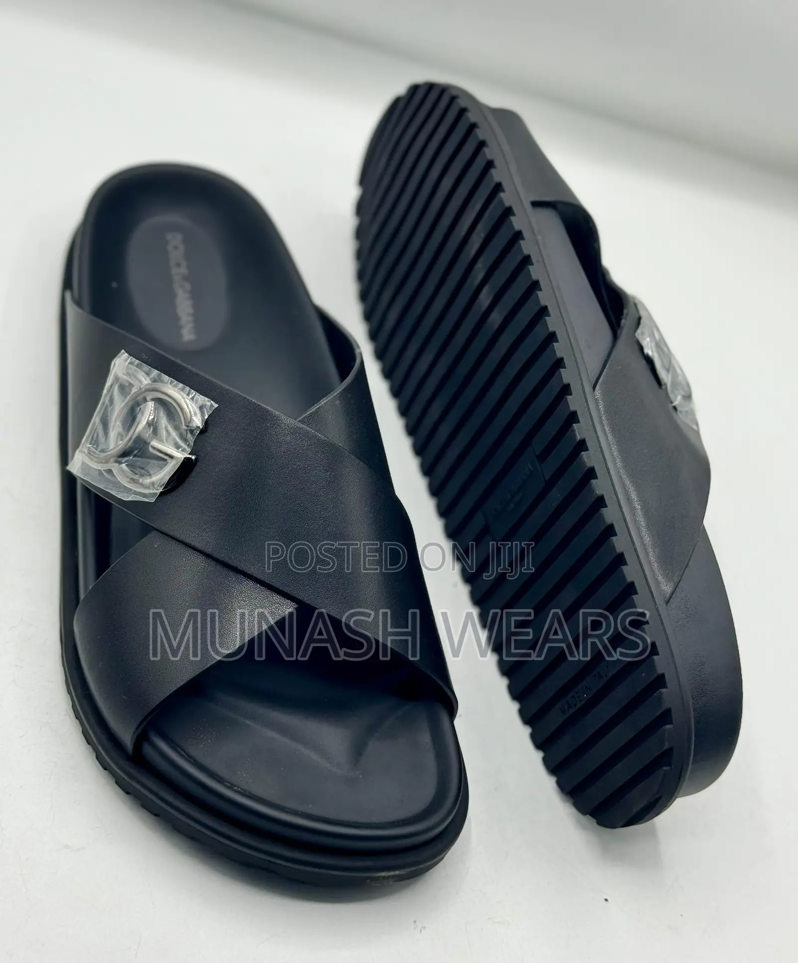 Original Leather Quality Slipers For Men 40-46