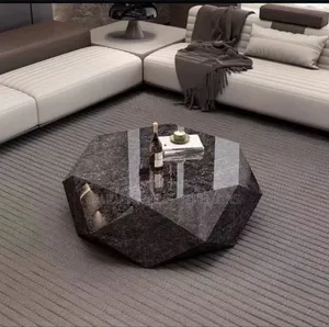 Contemporary Diamond Shape Marble Centre Table