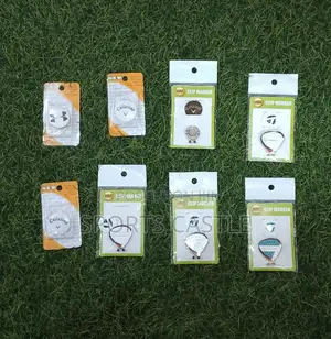 Golf Hat Clips With Magnetic Ball Markers.