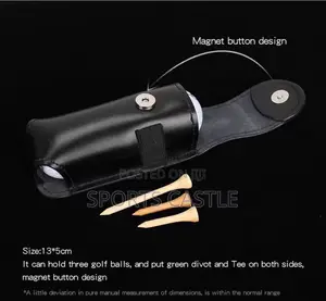 Leather Golf Ball Holder