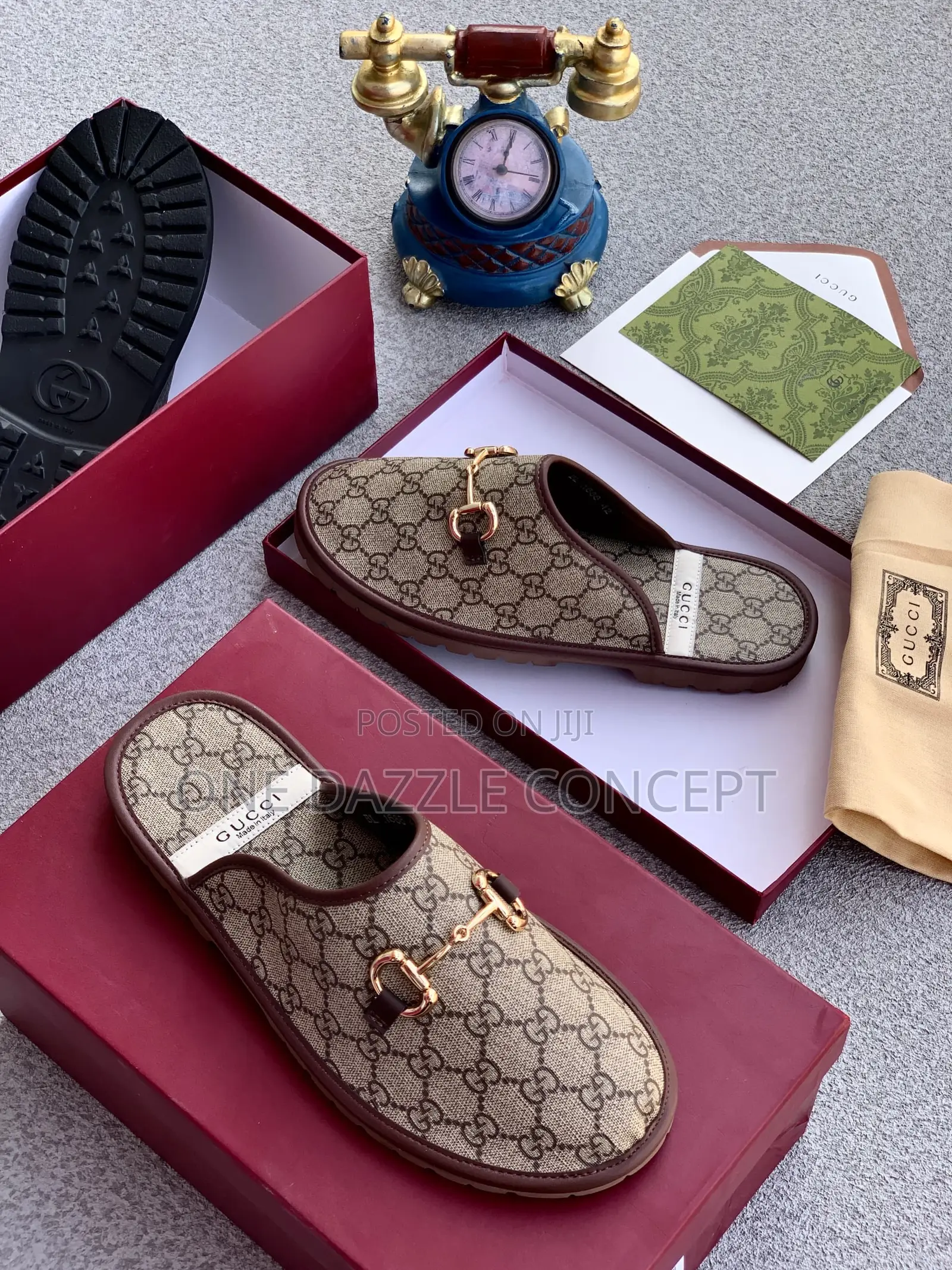 Gucci Monogram Mule