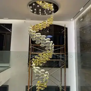 Modern Stylish Luxury Crystal Stone Led Chandelier Light
