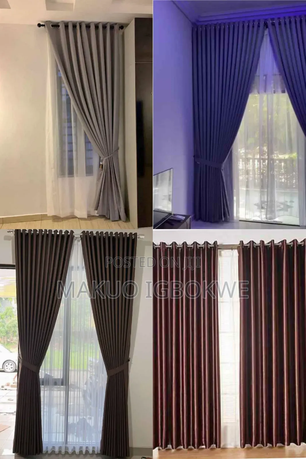 Quality Imported Curtain Fabric Complete Set