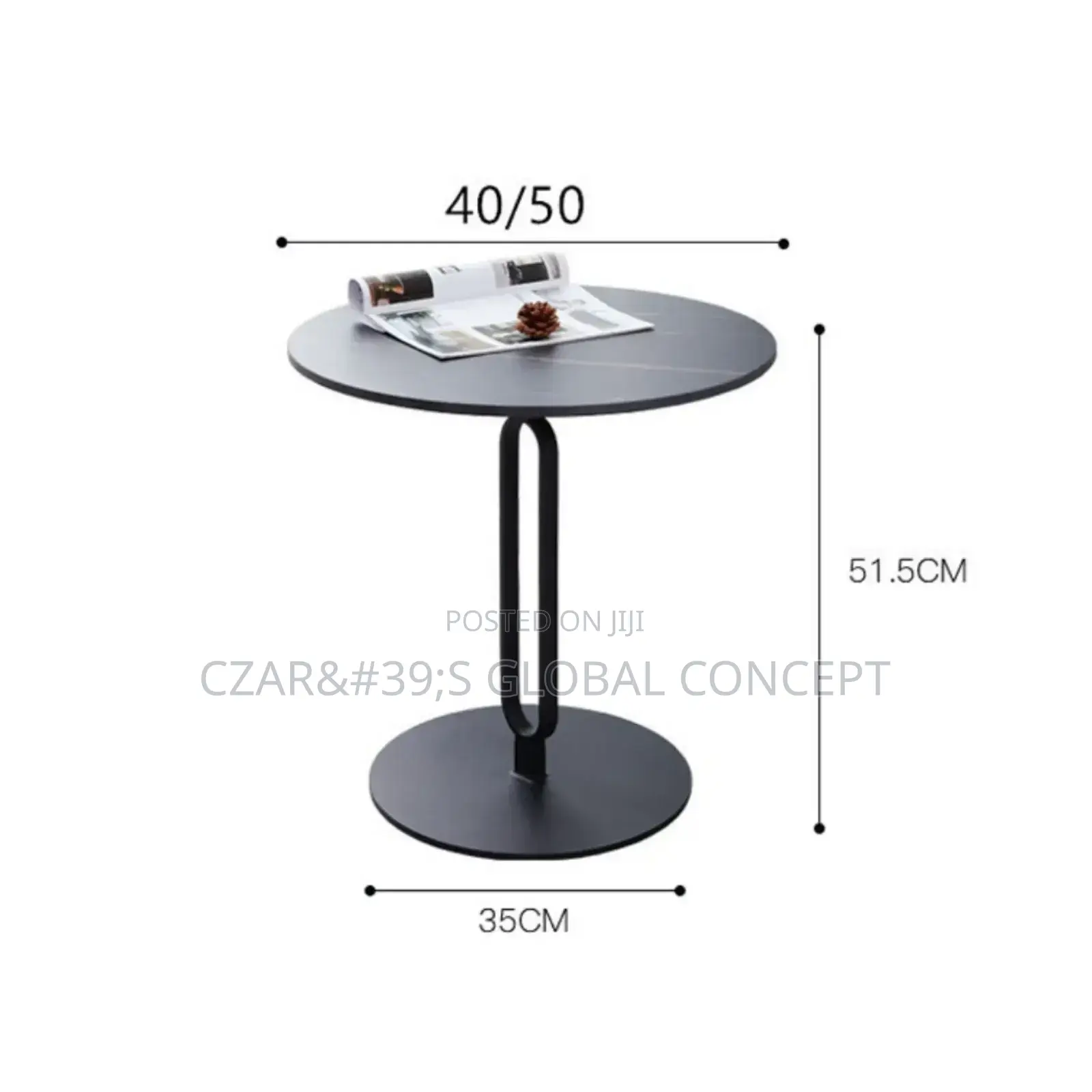 Luzury Marble Top Side Stool
