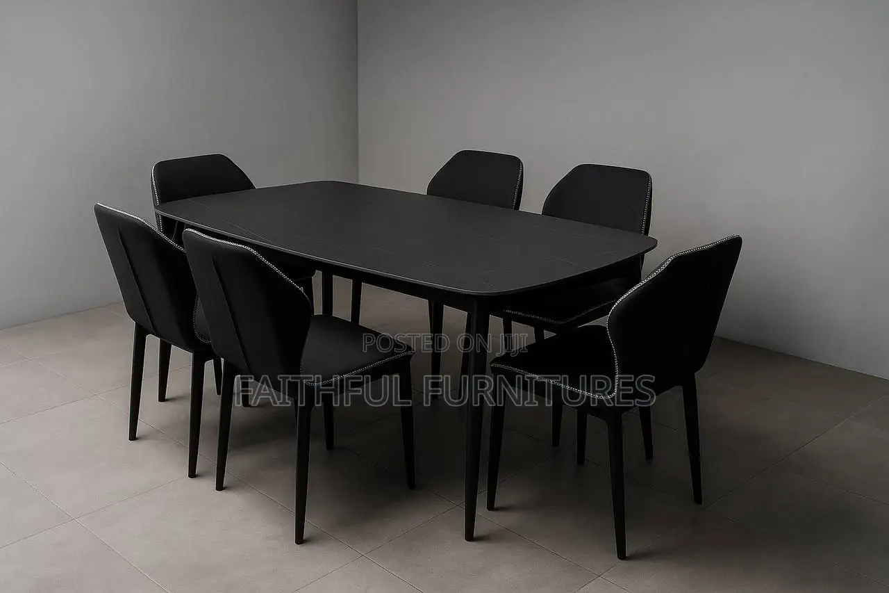 Black Dining Table and Chairs