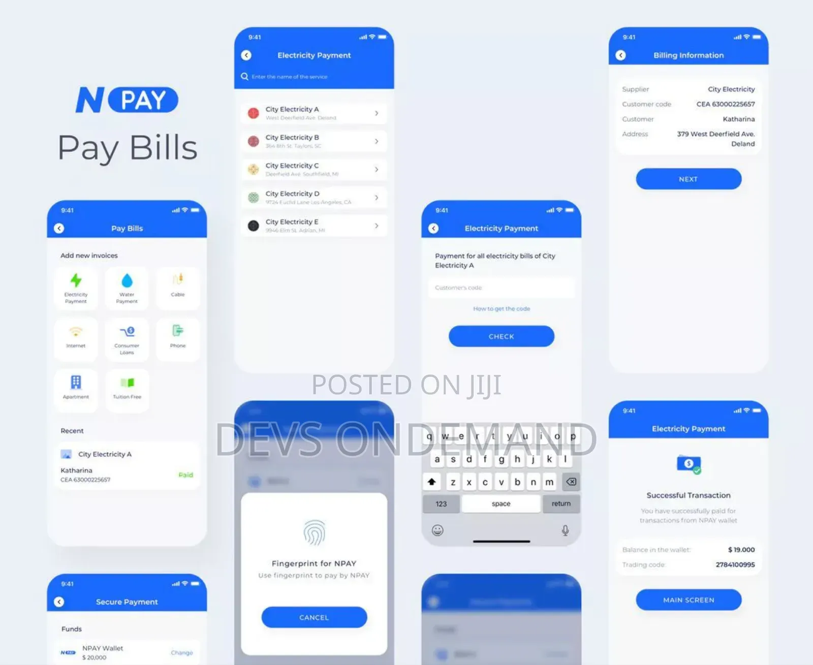 Bill Payment Ui Design Using Figma