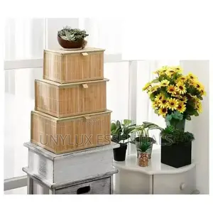3in1 Bamboo Storage Set