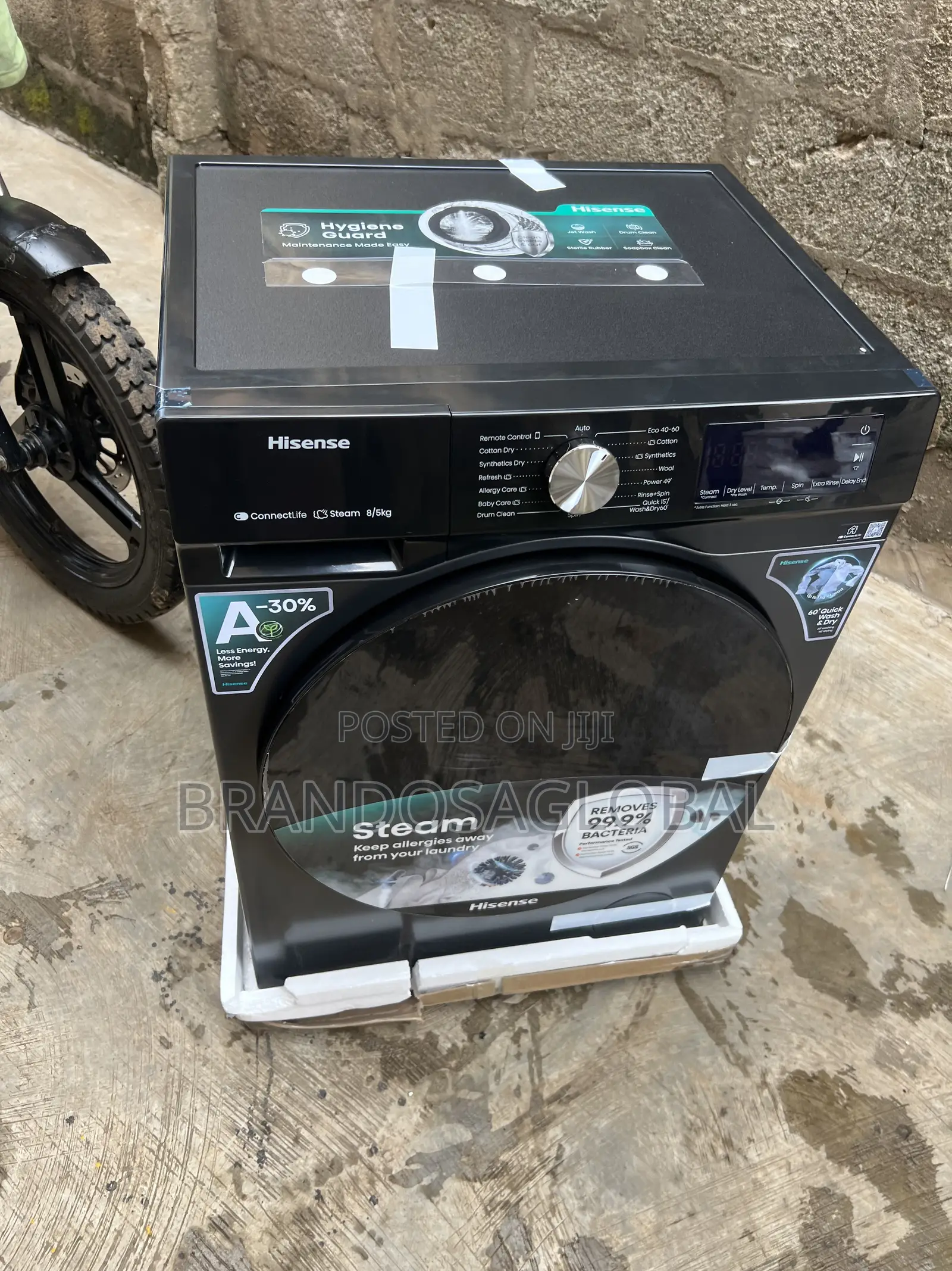 Hisense Wd3s8043bt Front Load 8kg Washing 5kg Drying Machine