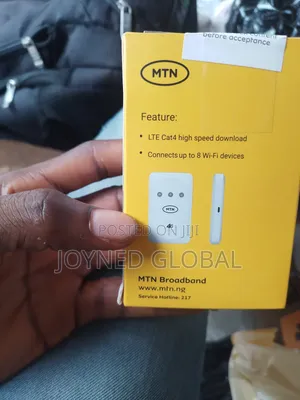 MTN 4g Universal (Mtn, Glo,Any Sim)Wifi Connecting 8 Devices Same Time