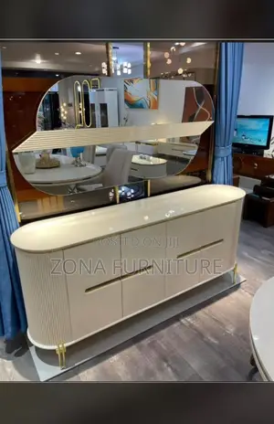 Imported Luxury Dining Buffet With Mirror